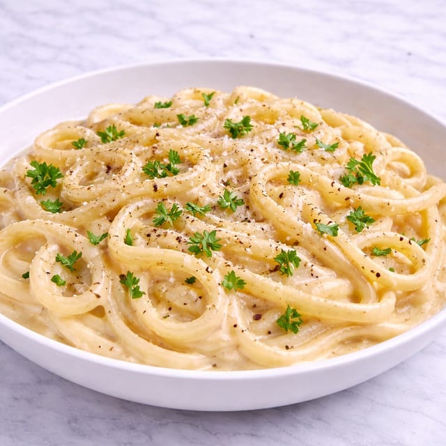 Fettuccine Alfredo.