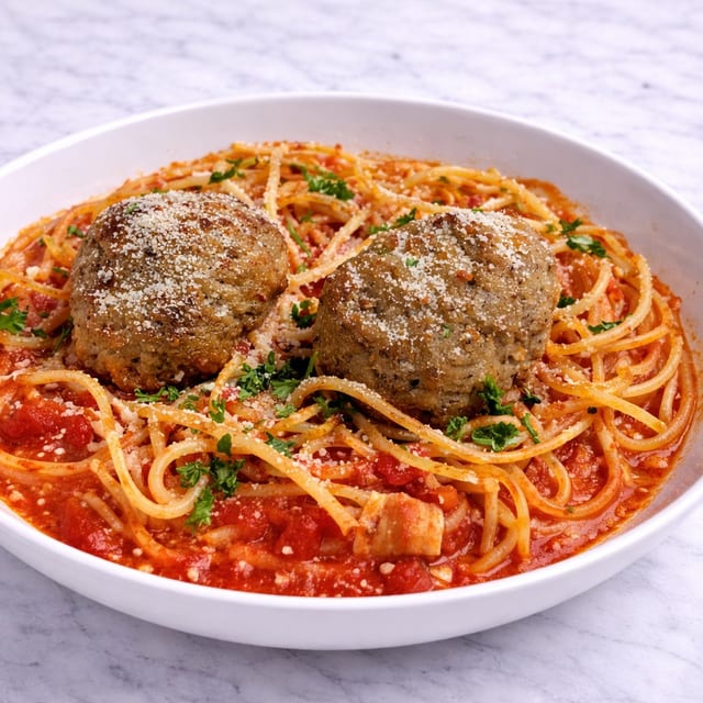 Spaghetti with Meatballs.