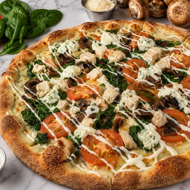 Spinach Chicken Ranch.