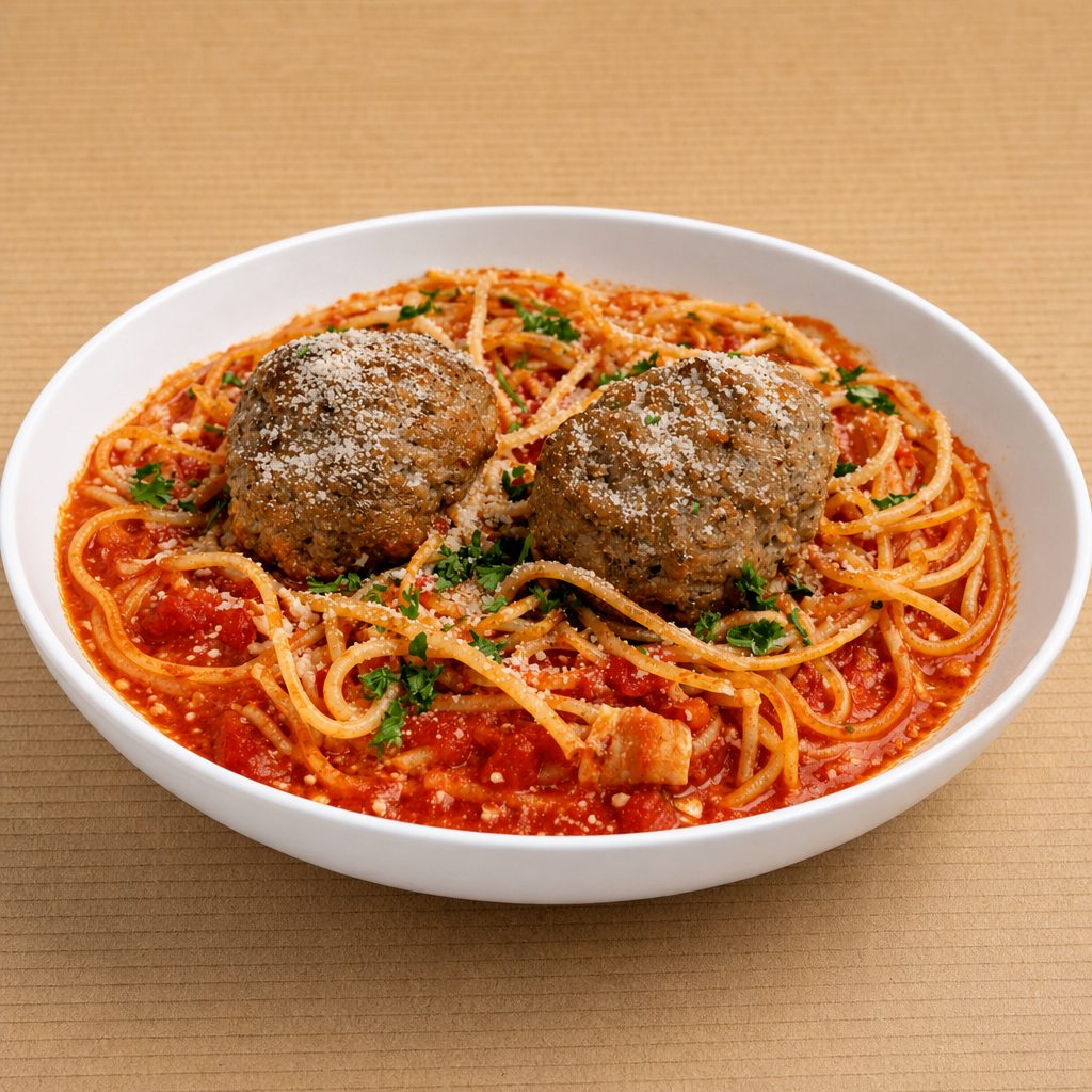 Spaghetti with Meatballs.